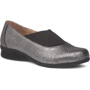 Dansko Ann metallic black sz 39 slip on shoes sz 9 SH375